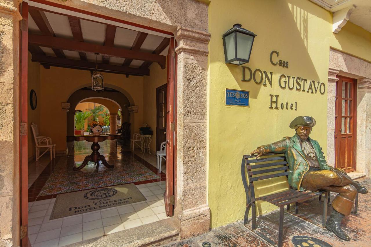 Hotel Boutique Casa Don Gustavo, แคมเปเช ภายนอก รูปภาพ